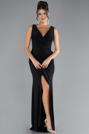 Robe de Soirée Longue Noir ABU4323