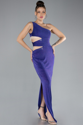 Robe de Soirée Longue Violet ABU3702