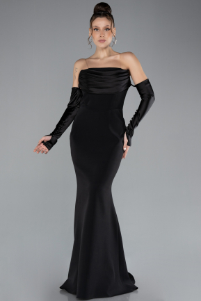 Robe de Soirée Longue Noir ABU4398