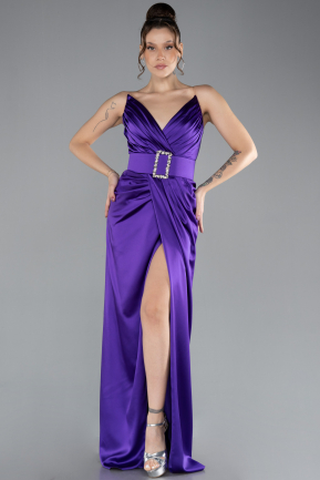 Robe de Soirée Satin Longue ABU2844