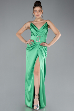 Robe de Soirée Satin Longue ABU2844