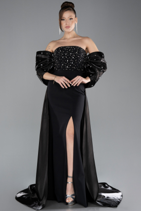 Robe de Soirée Longue Noir ABU4514