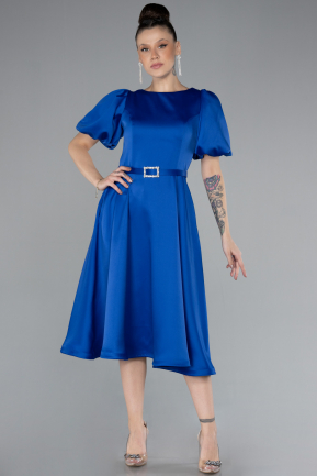 Robe de Cérémonie Satin Midi ABK1263