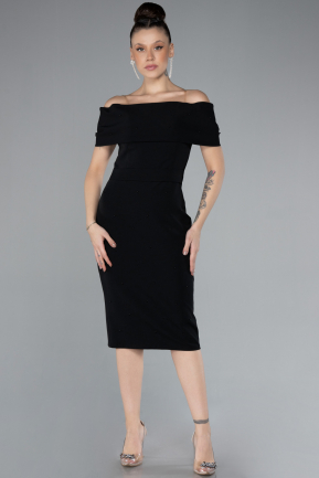 Robe de Cérémonie Courte Noir ABK2203