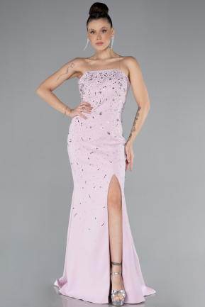 Robe de Soirée Longue Poudre ABU4535