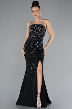 Robe de Soirée Longue Noir ABU4535