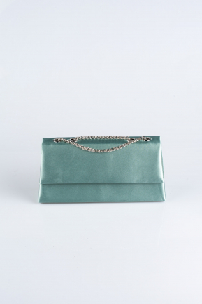 Sac de Soirée Luxe Satin Menthe SH818