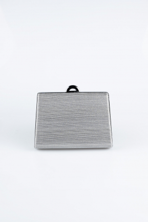 Sac de Soirée Luxe Coupe Au Laser Platine KC715