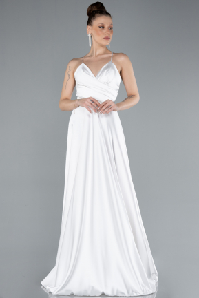 Robe de Soirée Satin Longue ABU3610