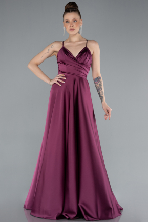 Robe de Soirée Satin Longue ABU3610