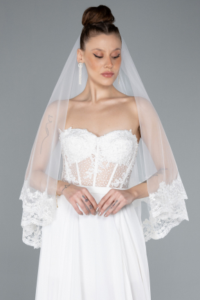 Voile De Mariage Blanc AB02