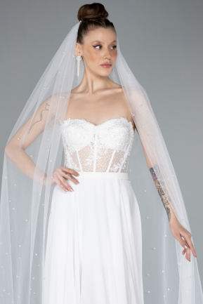 Voile De Mariage Blanc AB01