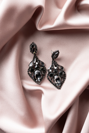 Boucles D'Oreilles Anthracite UK780