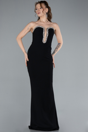 Robe de Soirée Longue Noir ABU4687