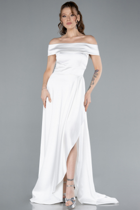 Robe de Soirée Satin Longue ABU2486