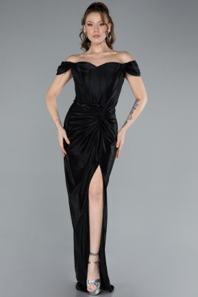 Robe de Soirée Longue Noir ABU4712