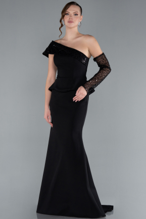 Robe de Soirée Longue Noir ABU4730