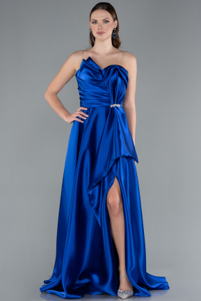 Robe de Soirée Satin Longue ABU4561