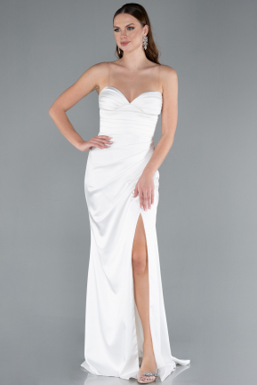 Robe de Soirée Satin Longue ABU4663