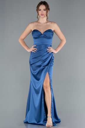 Robe de Soirée Satin Longue ABU4663