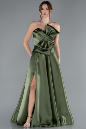 Robe de Soirée Satin Longue ABU4680