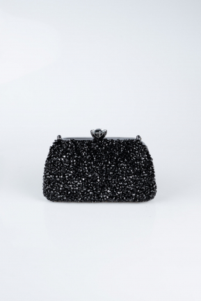 Sac de Soirée Luxe Noir SH849