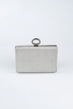 Sac De Soirée Luxe Gris SHS830