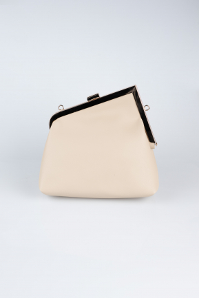 Sac de Soirée Cuir Vison KC475