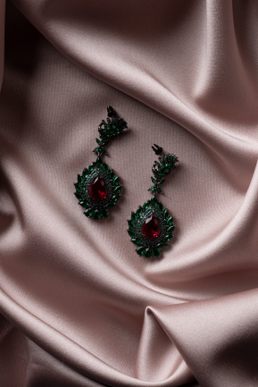 Boucle d'Oreille Émeraude BJ601