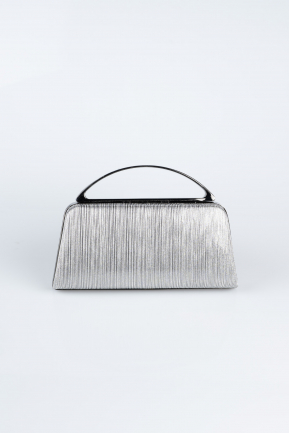 Sac de Soirée Luxe Coupe Au Laser Platine V349