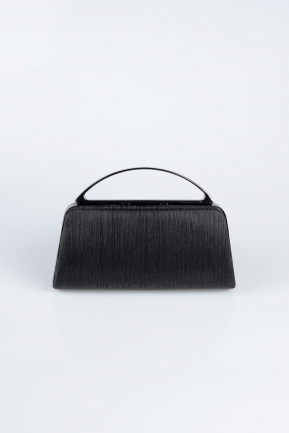 Sac de Soirée Luxe Coupe Au Laser Noir V349