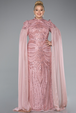 Robe Grande Taille Longue Poudre ABU4935