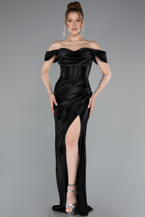 Robe De Soirée Longue Noir ABU3611