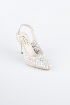 Stiletto Pierreux Or MJ9002