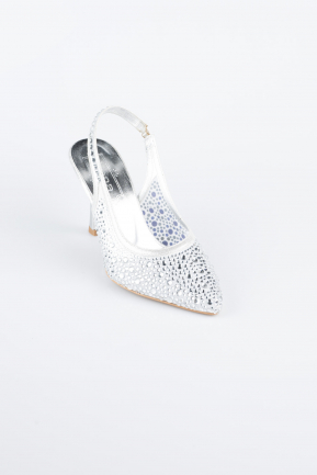 Stiletto Pierreux Argent MJ9002