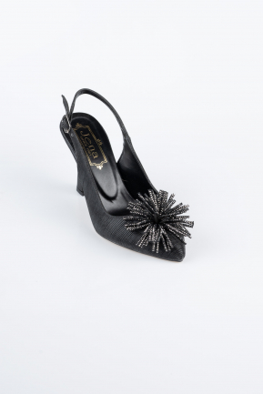 Chaussure de soirée Coupe Au Laser Noir MJ9003