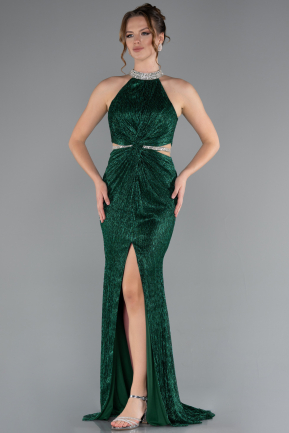 Robe De Soirée Longue Émeraude ABU4324