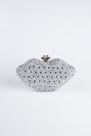 Sac de Soirée Luxe Argent SH831