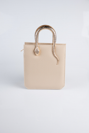 Sac de Soirée Luxe Cuir Vison KC143