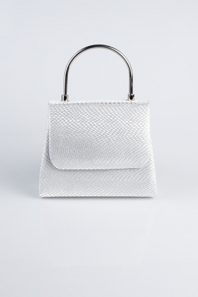 Sac de Soirée Luxe A motifs Argent SH842