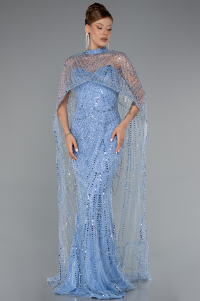 Robe De Soirée Longue Indigo ABU4517
