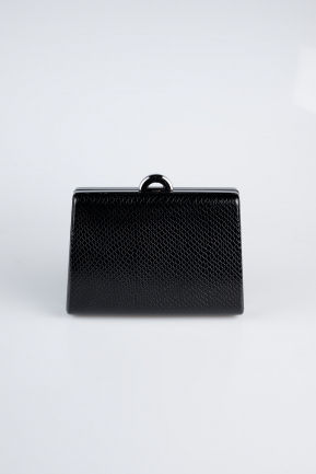 Sac de Soirée Luxe A motifs Noir KC715