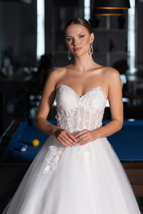 Robes de Mariage Longue Blanc ABG154