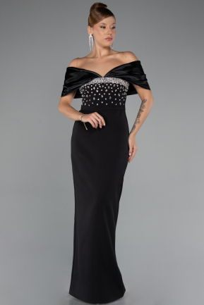Robe de Soirée Longue Noir ABU5352