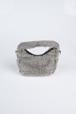 Sac de Soirée Luxe Pierreux Noir MN974