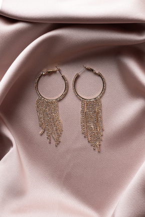 Boucle D'Oreille Or-Rose séchée UK555