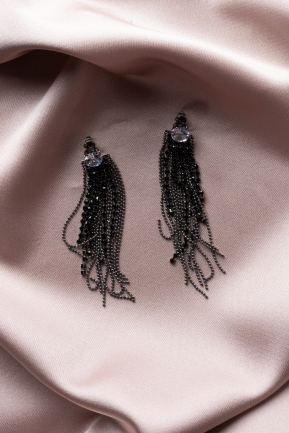 Boucle d'Oreille Noir UK920