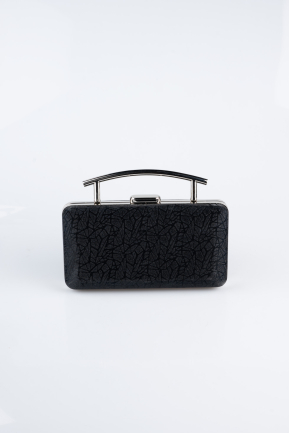 Sac de Soirée Luxe A motifs Noir SH857