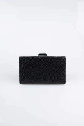 Sac de Soirée Luxe A motifs Noir SH859