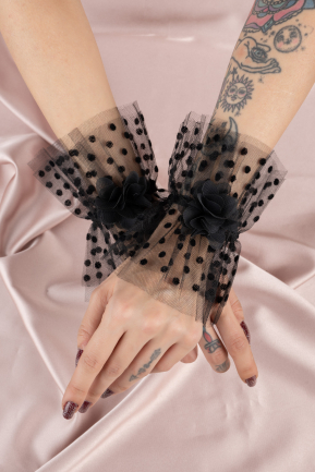 Gants de Mariage Noir SD1200